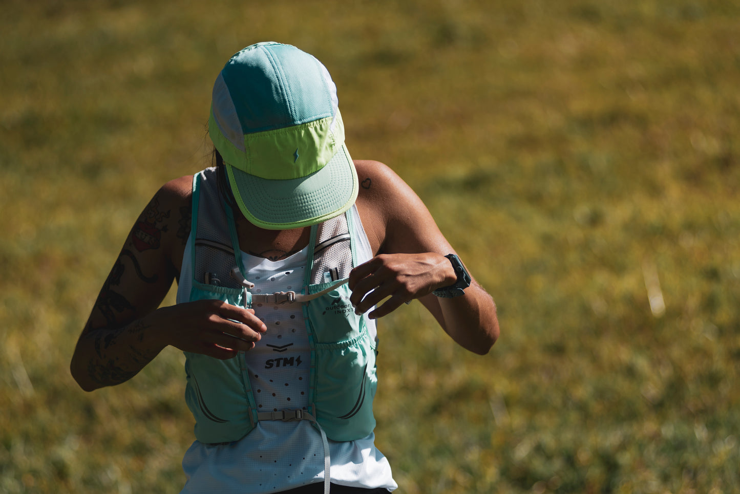 Gorra Running Stamina 2.0 Neón ⚡️